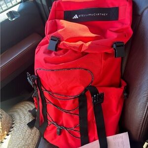 Stella McCartney Red Backpack Bag Duffel ASMC